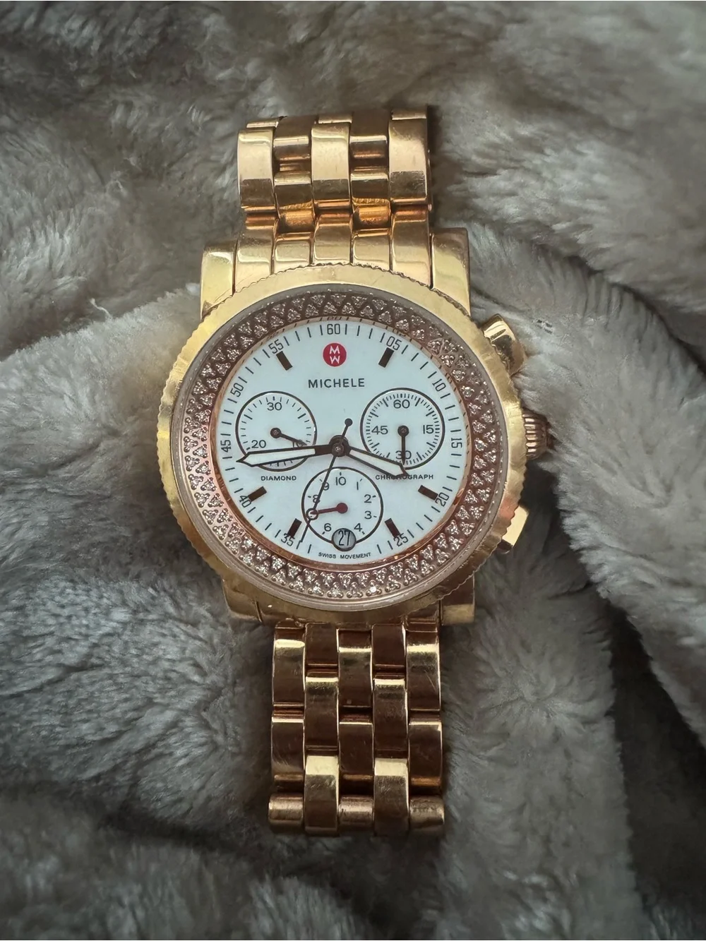 Michele chronograph wristwatch